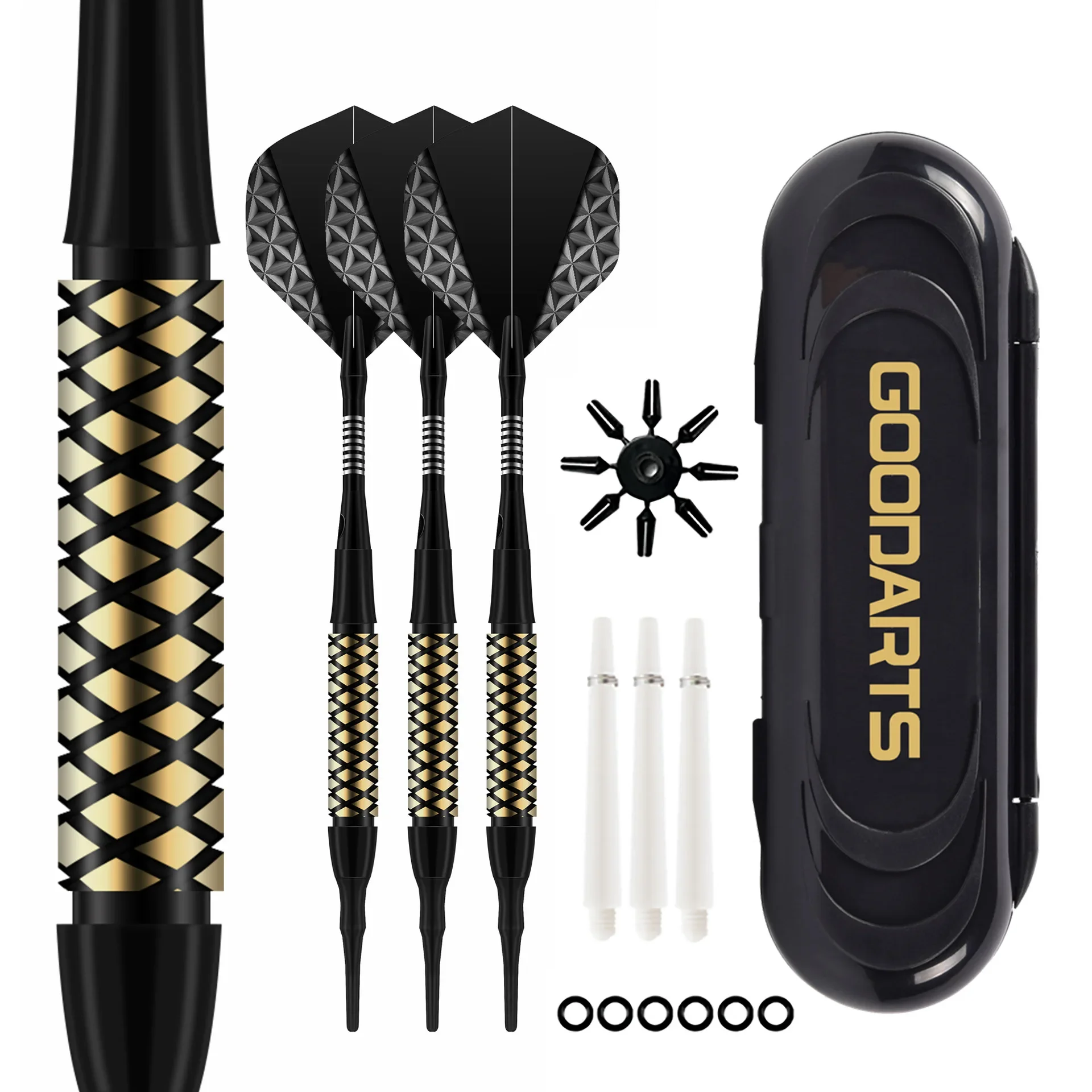 

3pcs/set Professiona Soft Tip Darts 18g Double Thread Brass Safety Darts Indoor Electronic Dartboard Games