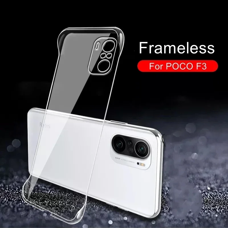 Hard Case For Xiaomi Mi 14 13T 12 LITE 11 12T Pro 10 9 8 10T 9T 13  Poco F3 F4 X3 GT M3 F5 Pro Frameless Crystal Hard Phone Case