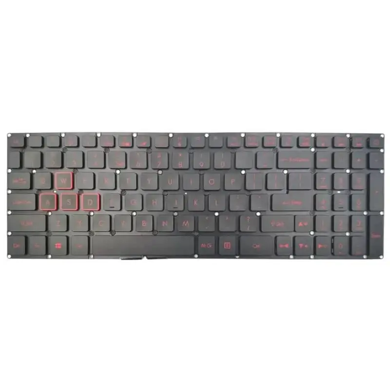 

New For 5 AN515-51 N17c1 AN515-52 AN515-53 Series Laptop Keyboard US Black With Backlit Without Frame (*:*)