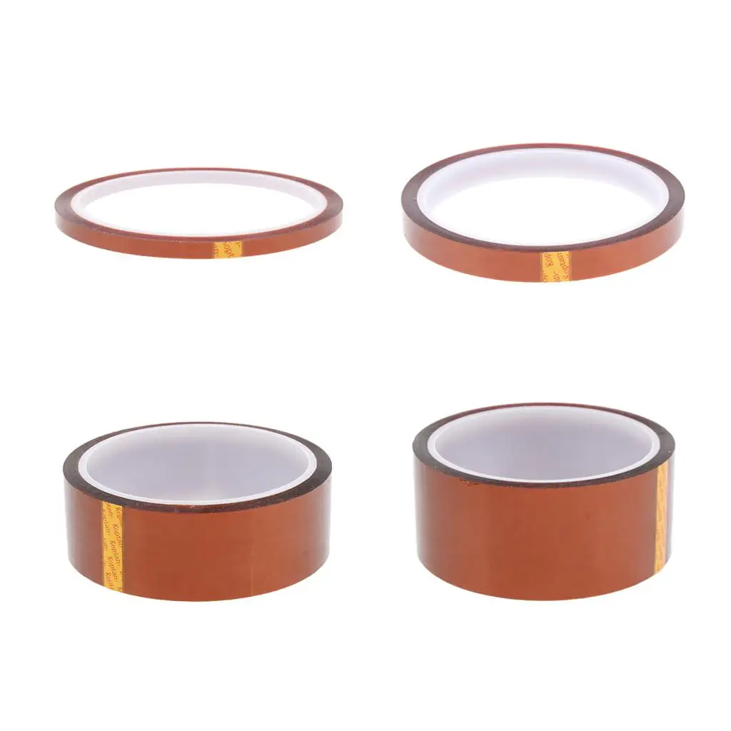 Polyimide Tape Heat Resistant Kapton Tape High Temp Electrical Insulation Adhesive Tape for Relay Switch Capacitor