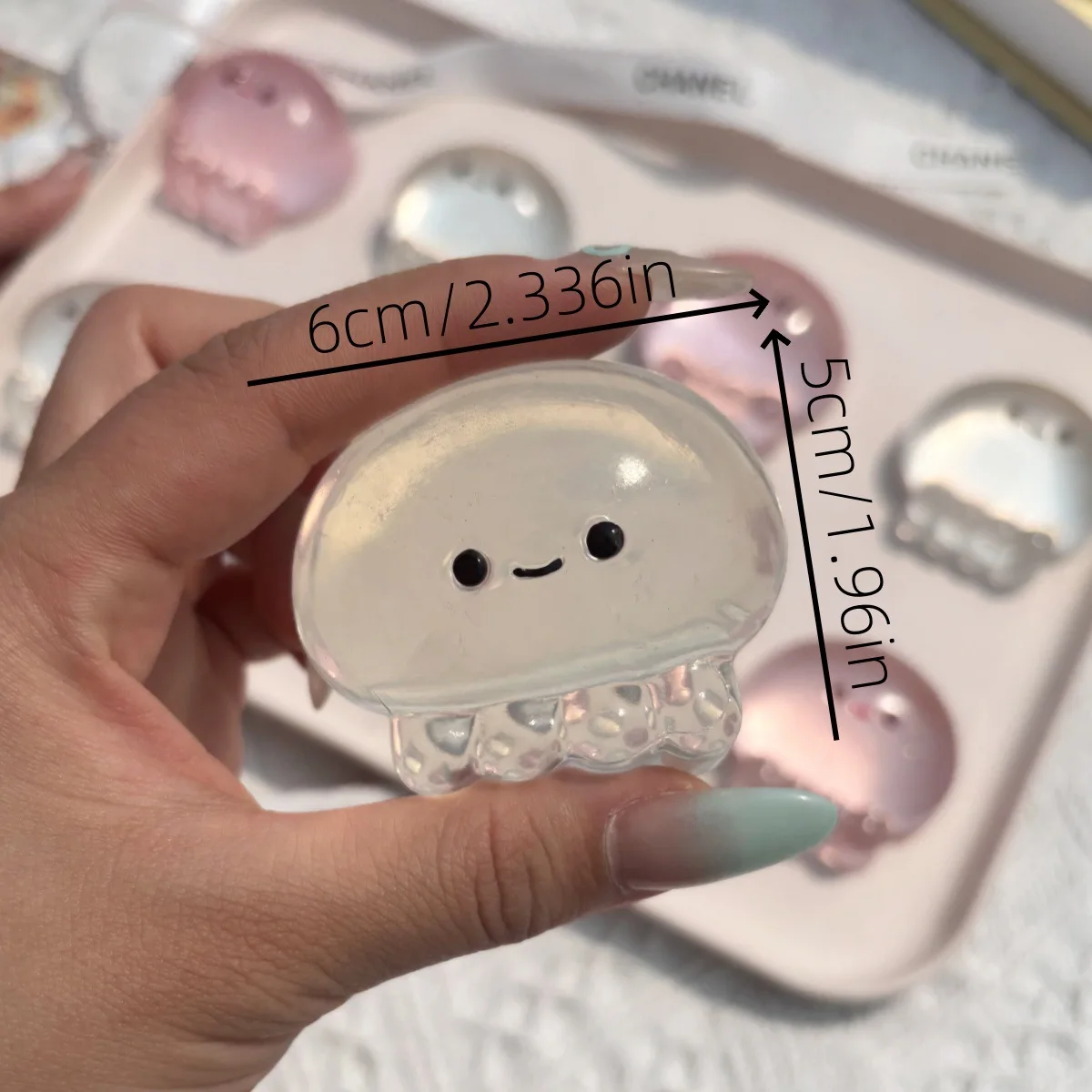 Brinquedo mole de água-viva para alívio do estresse-brinquedo sensorial macio e lento, lembranças de festa kawaii para crianças e adultos, presentes de aniversário