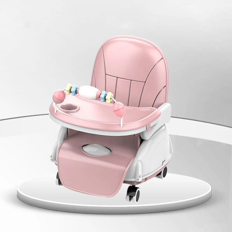 Trona plegable para bebé, silla de comedor para niños, mesa y silla de alimentación para bebés, asiento de refuerzo para niños pequeños