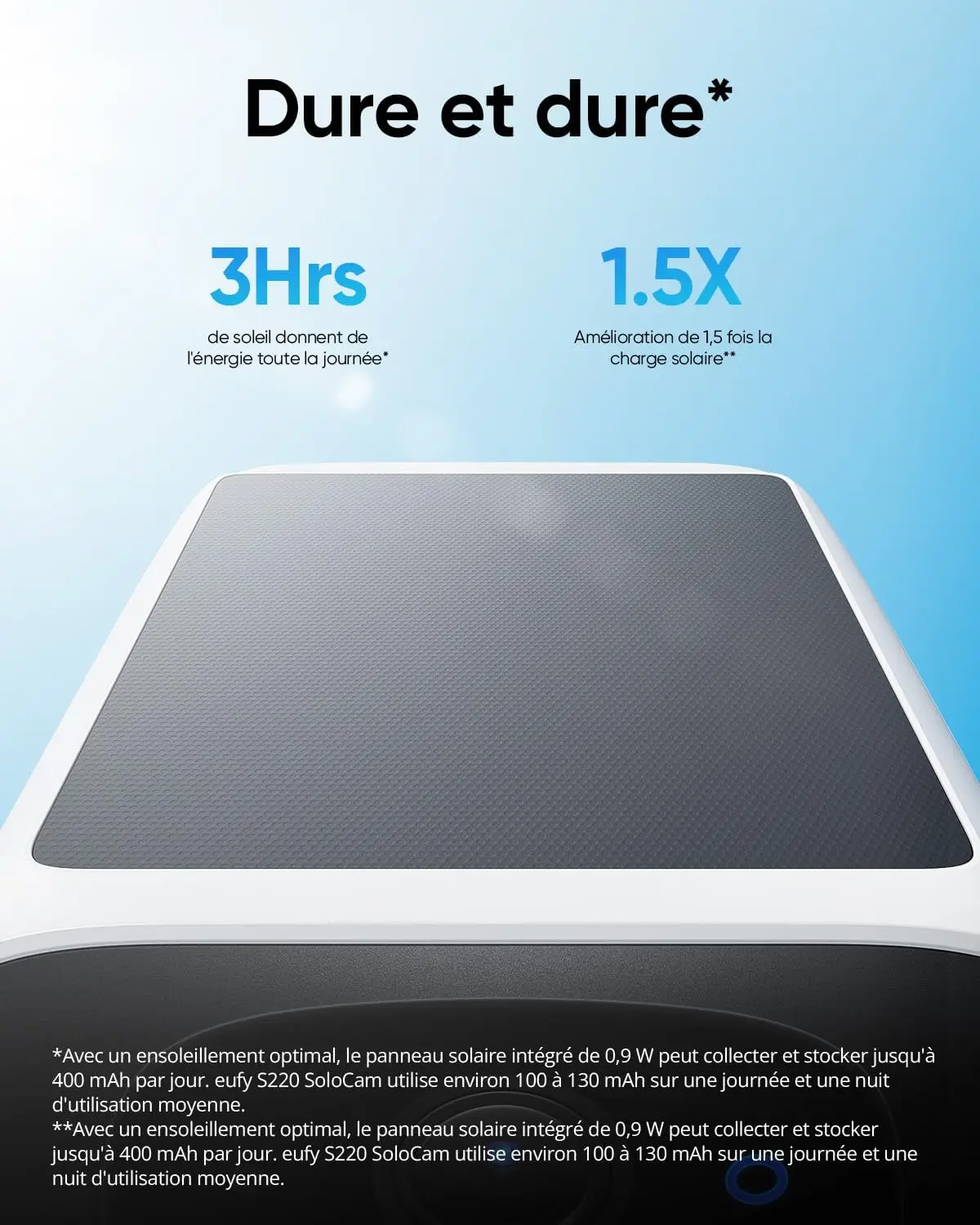 (مخزون الاتحاد الأوروبي)eufy Security S220 SoloCam كاميرا أمان تعمل بالطاقة الشمسية كاميرا خارجية لاسلكية طاقة مستمرة بدقة 2K لاسلكية #2