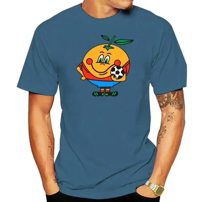 Tee Shirt Tshirt Logo Naranjito España 82 Retro Custom Printed  men clothing  graphic t shirts  harajuku 2024 summer funny style