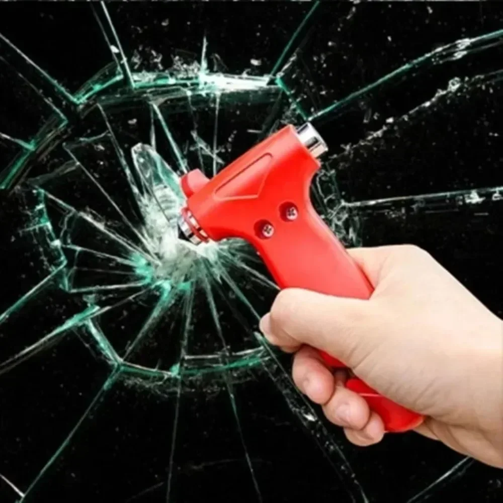 Car Self-Help Escape Hammer Multi-functional Mini Useful 2 in 1 Emergency Safety Tool for Automobile Window Breaking Belt Cutter