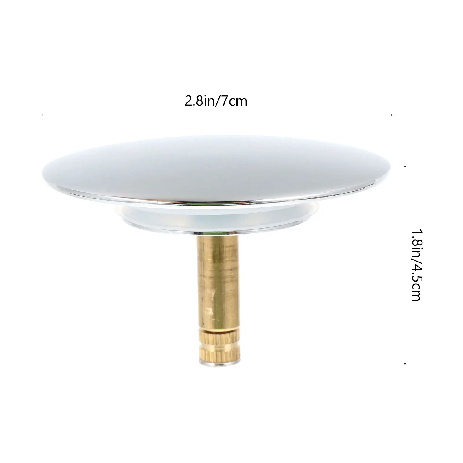 Sink Cover Metal Floor Drain Stopper Durable Leak Proof For Kitchen Bathtub Drain Strainer Lightweight Portable Seal