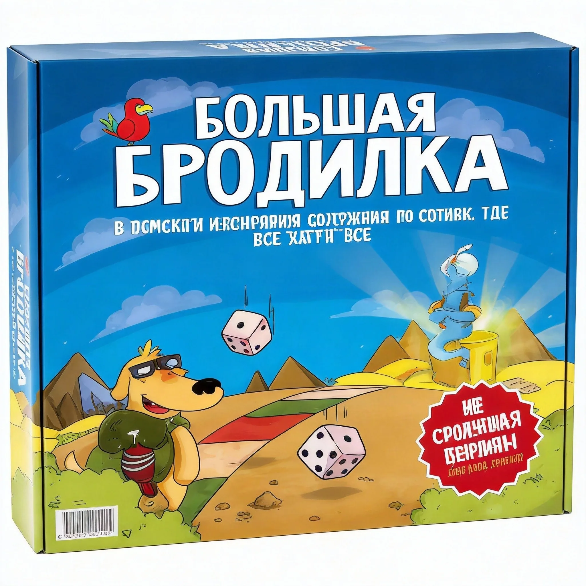 

Настольная игра «Большое приключение» — гонка за сокровищами с элементами стратегии и веселья для семейных игровых вечеров, от 8 лет