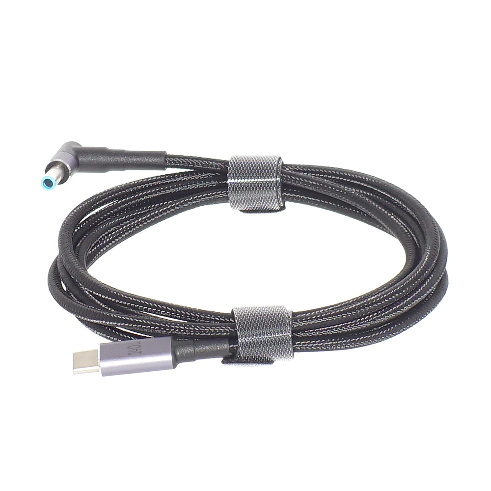 PD 140W USBC Type C To hp 4.5*3.0mm Cable Laptop Power Supply Cord 20V 7A Converter Line Fast Charging Wire