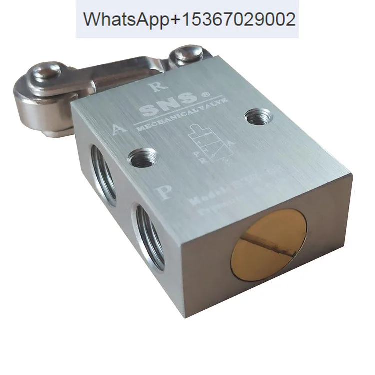 

SNS mechanical valve MODEL S3R-M5 S3R-06 S3R-08 pneumatic valve bi-directional rolling wheel