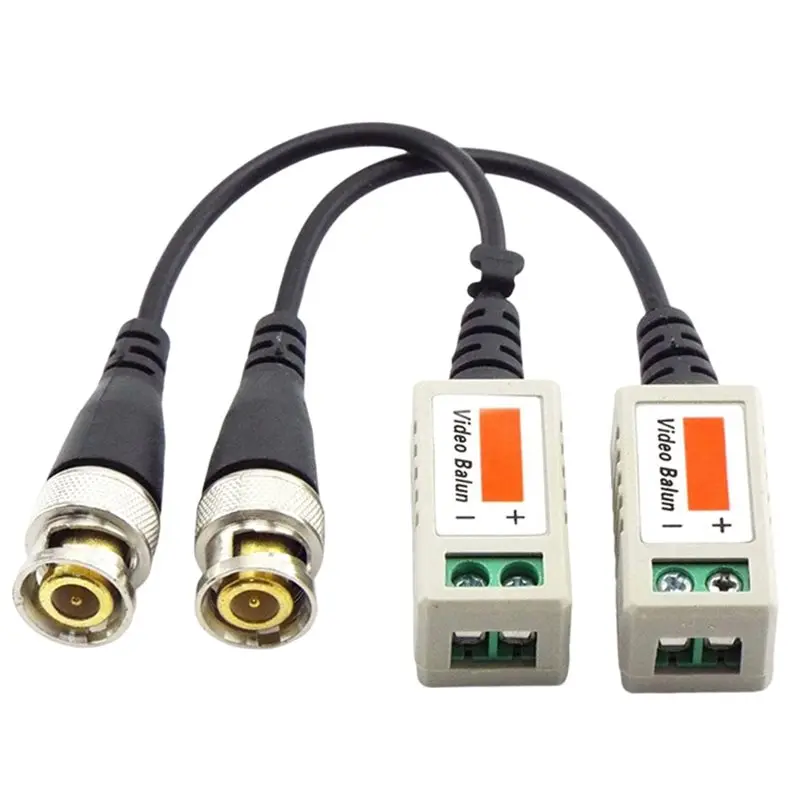 

ABBN-UTP Видео-балун для 10 пар (20 шт.) витых парных кабелей, пассивный приемопередатчик для видеонаблюдения, разъем BNC, кабель Cat5