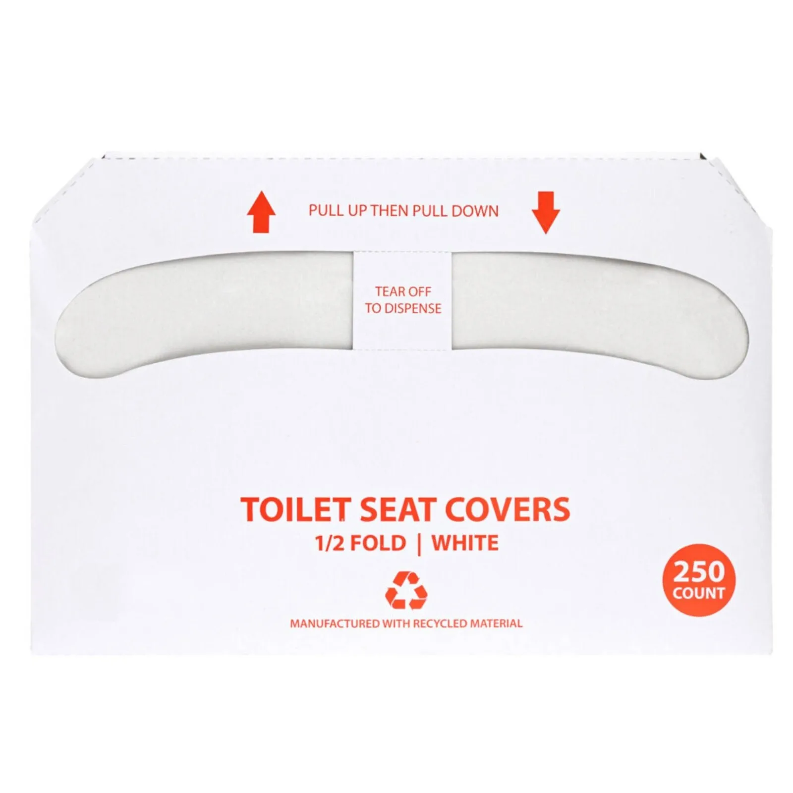 

Disposable Flushable Toilet Seat Covers 250 Pack Universal Biodegradable Hygienic Travel Essential Soft Waterproof Sanitary