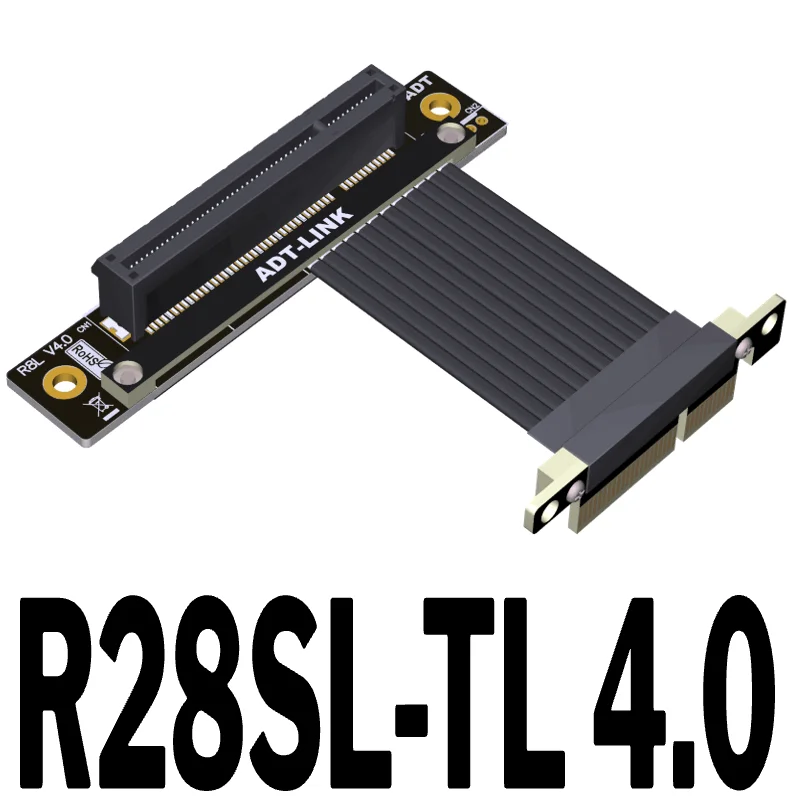 كابل تمديد PCIe 4.0 X4 إلى 8X لوحدة معالجة الرسومات RTX 3090 ، سلك Riser PCI-Express ، Gen4.0 ، 64Gbps