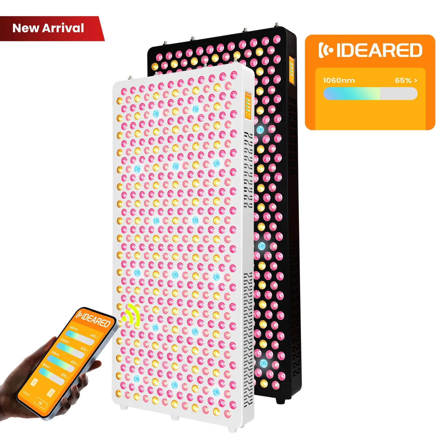 

2024 Christmas Gifts Led Red Light Machine 9 Wavelengths 480 590 660 810 850nm Device Nir Red Light Therapy Panel For Home Use