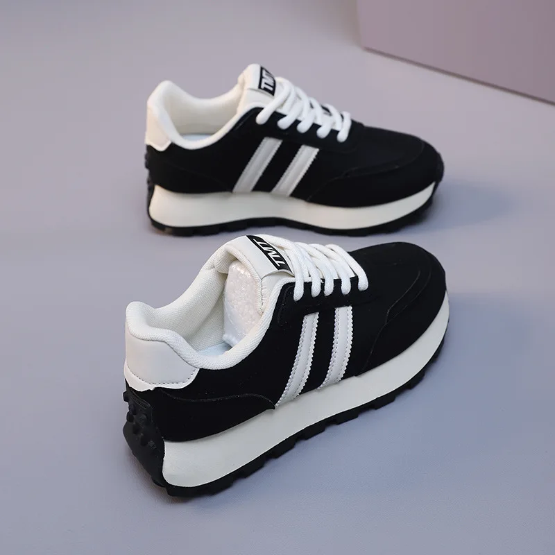 2024 Autumn New Board Shoes Women's Korean Edition Student Casual Sports White Sneaker Shoes Women's Trendy Shoes