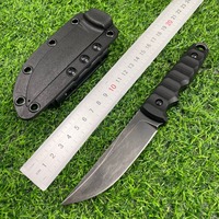 F-ox COC Small Straight Knife G10 Handle K Sheath Outdoor Keel Integrated Fruit Knife Small Knife