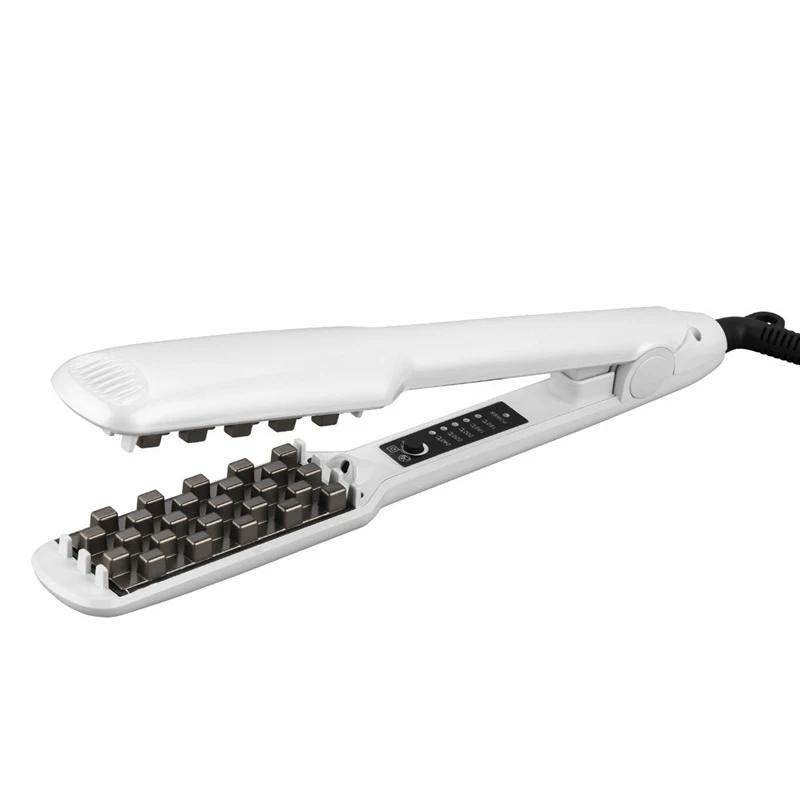 

Ceramic Grid Hair Crimper Professional Volumizing Curling Iron Corn Perm Fluffy Splint Flat Iron Hair Styling Tools