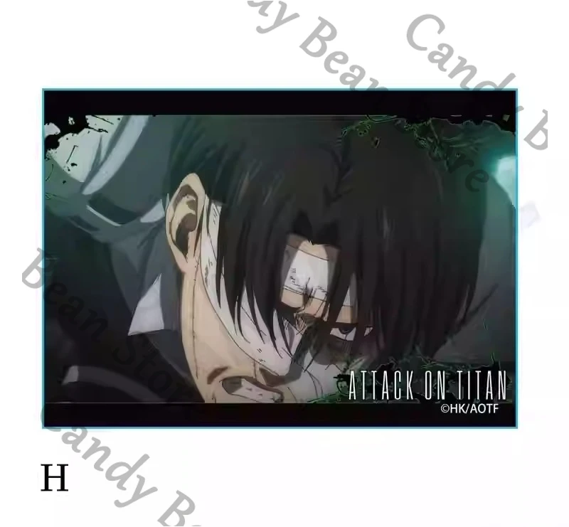 

Genuine Anime Attack on Titan Levi Ackerman The Final Season Cosplay Acrylic Brick Card Bricks Cartoon Standing Sign Adorn Gift