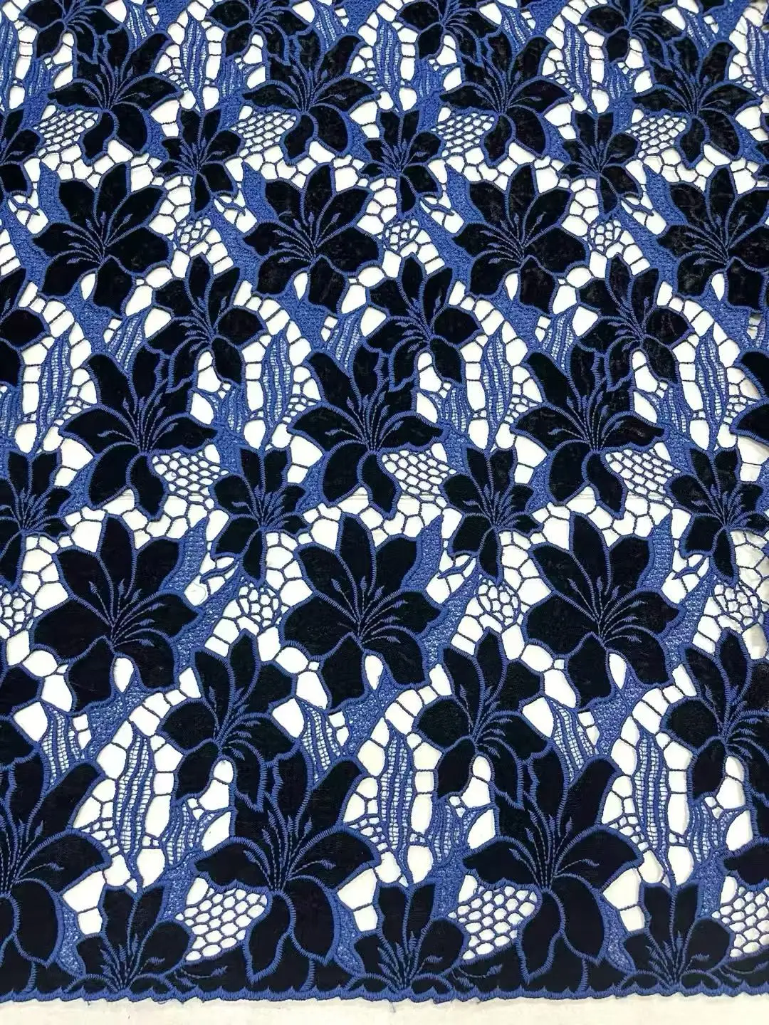 Элегантная ультрамягкая вышитая хлопковая бархатная ткань лучшего качества, швейцарская кружевная ткань, вечерние платья NN1598_R