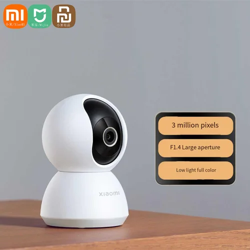 Xiaomi Mijia APP 1296P cámara inteligente 2K IP Cam Webcam videocámara 360 ángulo WIFI visión nocturna inalámbrica AI detección de movimiento mejorada