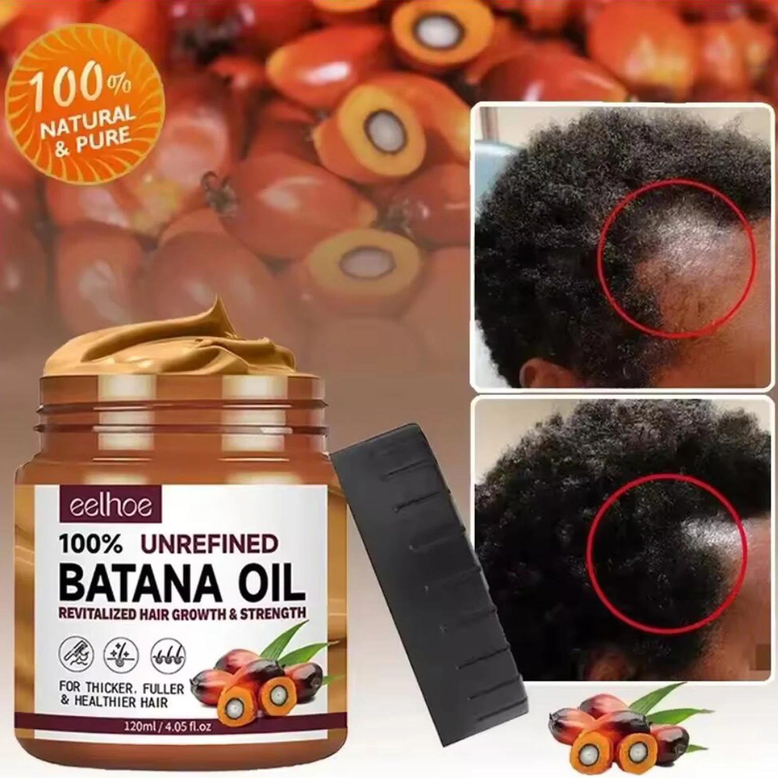 

Масло-кондиционер для роста волос Batana, средства против выпадения волос, маска для быстрого роста волос, питательный восстанавливающий уход за корнями для женщин