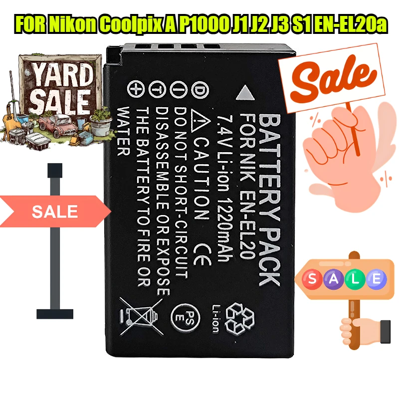 7.4V 1220MAH EN-EL2… - image