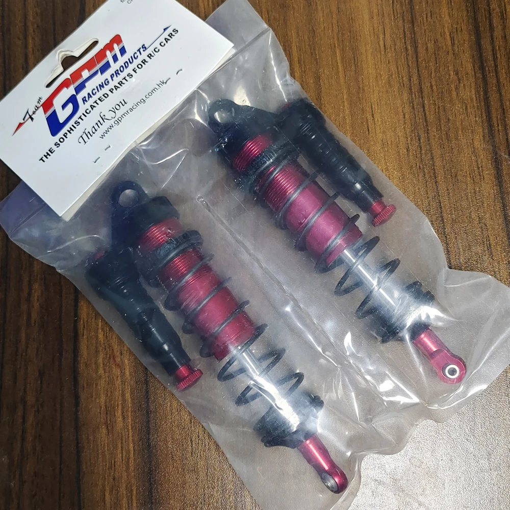 

GPM Metal Alloy 143mm True Negative Pressure Rear Shock Absorber 9661 for Traxxas 1/8 4WD Sledge 6S 95076-4 Monster Truck RC Car