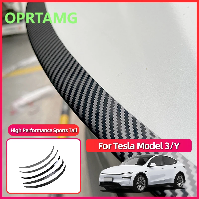 

Эмблемы для Tesla Model 3 Model Y, аксессуары для модификации, формованный хвост из АБС-пластика, высокопроизводительный спортивный спойлер, инструменты, модификация автомобиля