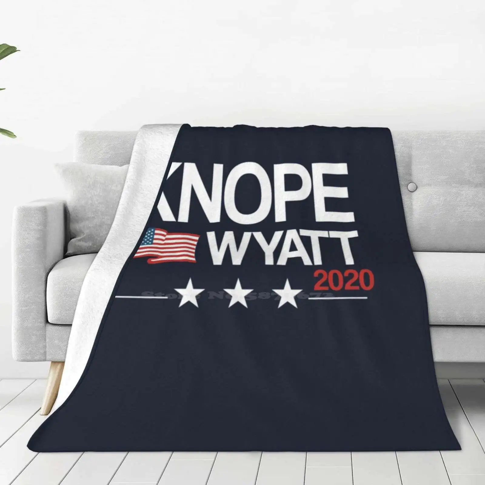 Knope 2020 New Selling Custom Print Flannel Soft Blanket Leslie Knope Ben Wyatt Politics Election 2020 Parks And Recreation