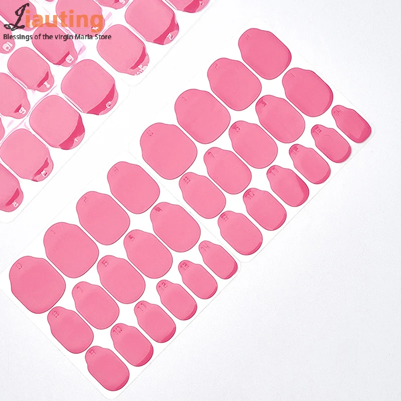 5 Sheets Double Sided Glue Nail Sticker Adhesive Tabs Waterproof Breathable Fake Nail Glue Stickers Jelly False Nails Tips