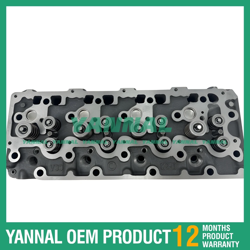 Excellent quality Cylinder Head Assy For Kubota V3300 Excavator Engine Parts