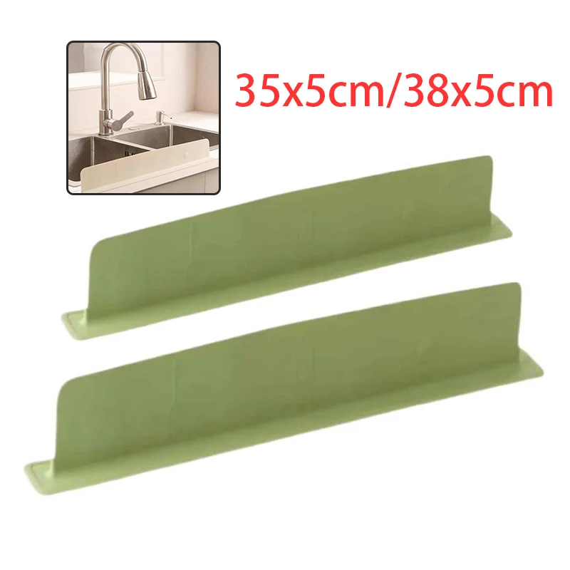 

1pcs Silicone Kitchen Sink Water Splash Guard Washing Basin Anti-splash Stopper Waterproof Splatter Screen Bar Anti-water Board
