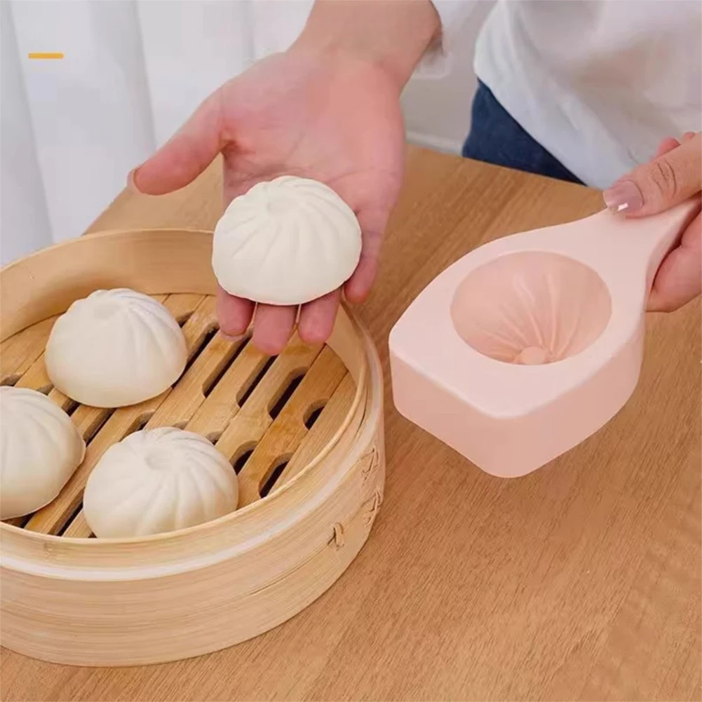 Dumpling Bun Mold Press DIY Breakfast Making Steamed Bun Pastry Tool Manual Baozi Shaping Cooking Baking Kitchen Gadget