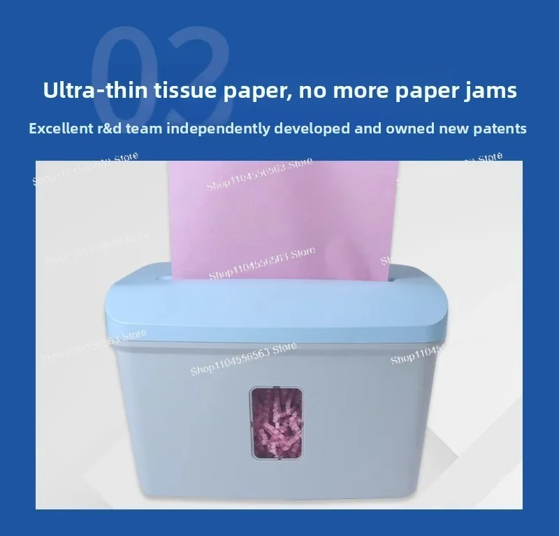 Electric Small Paper Shredder for Office Use Gift Box Decorative Filler Straw Paper Shredding Machine