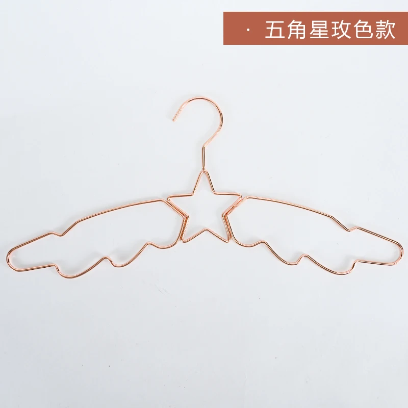 

5pcs Golden Durable Domestic Coat Clothing Hanger Adult Children Clothing Hanging wardrobe home clothing store organization