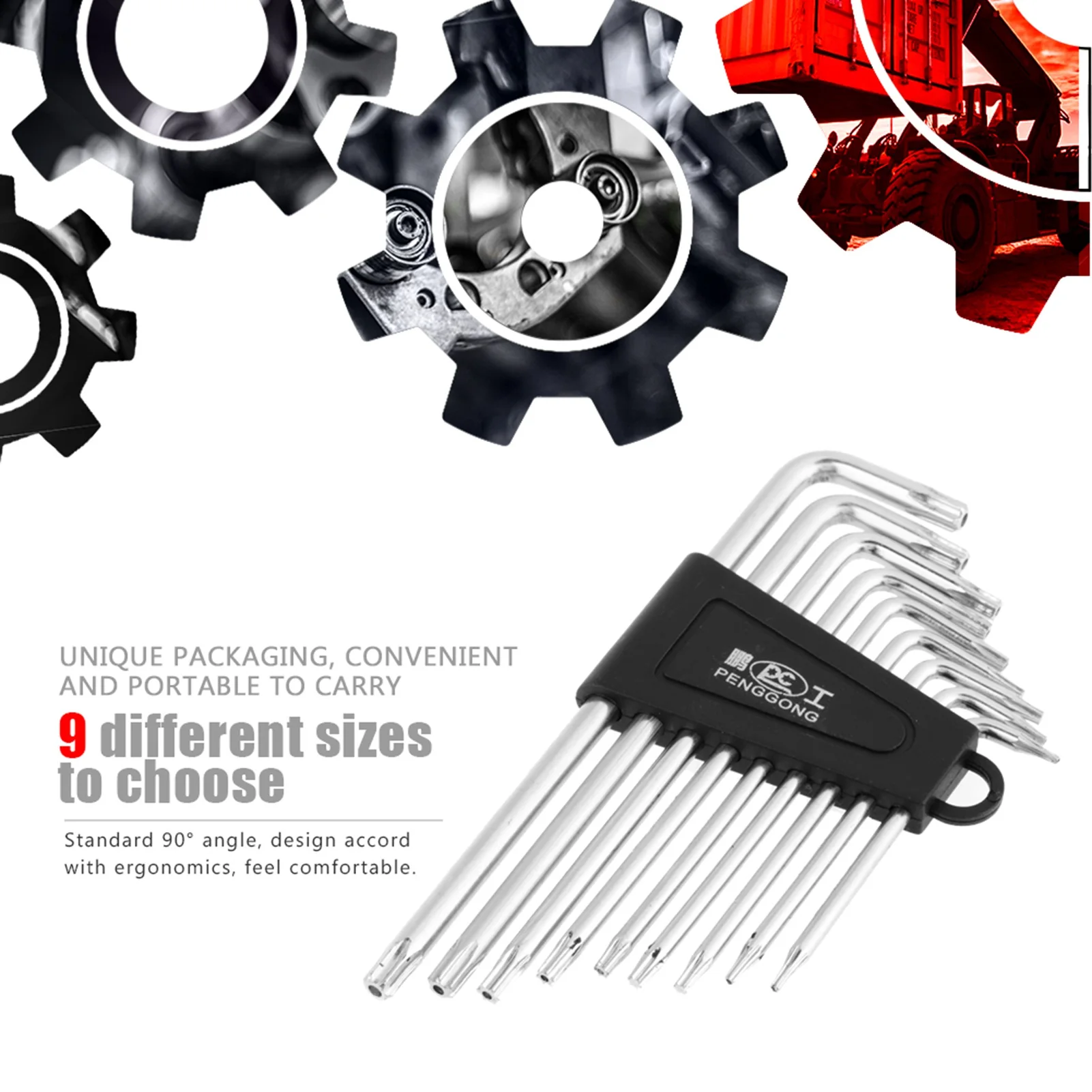 L Shape Hex Wrench Star Bit L Shape Wrench Star L Wrench Small Security Star Hex Universal L Shape Wrench Set Hand Tools