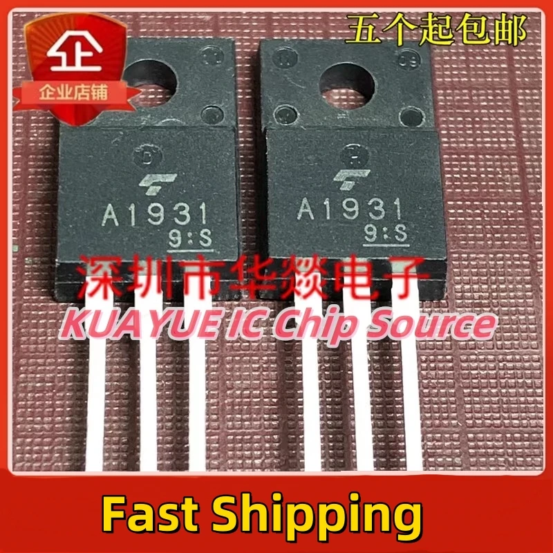 10PCS-30PCS  A1931  2SA1931  TO-220F  -60V  -5A   Fast Shipping Quality Guarantee