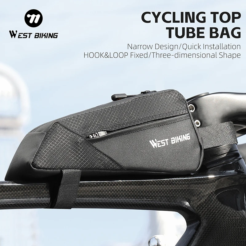 

Portable Bicycle Top Tube Bag 1.2L Bicycle Front Frame Bag 3D Stereo Bicycle Tool Kit MTB Highway Cycling Accessories