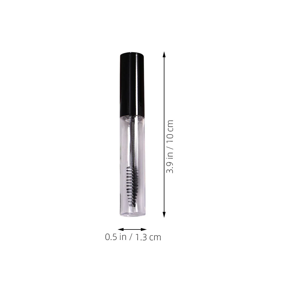1 set di tubi per mascara fai da te bottiglia per ciglia riutilizzabile vuota mini contenitore pratico leggero da viaggio portatile con imbuto