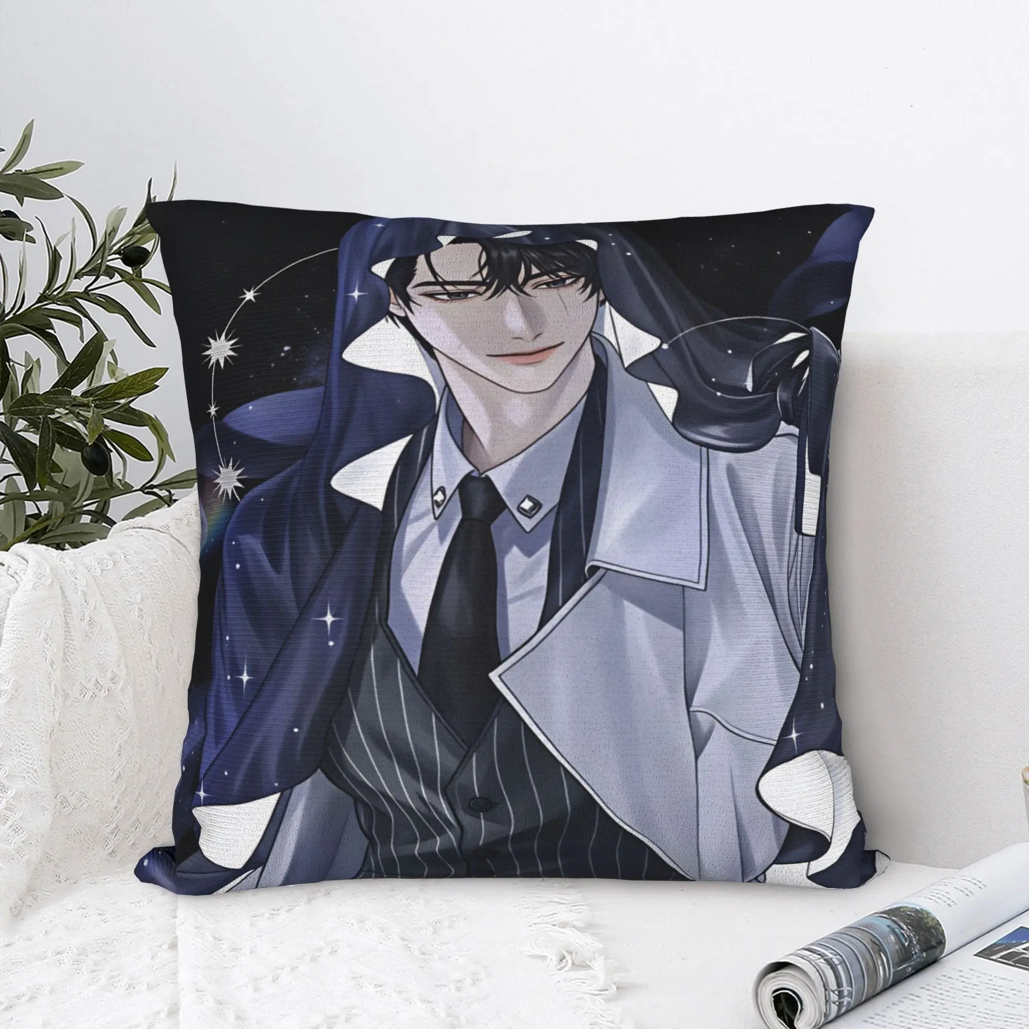 Omniscient Readers Viewpoint Pillow Cover  Square Cushion Cover Novelty Pillow Case For Sofa Car Home Decor