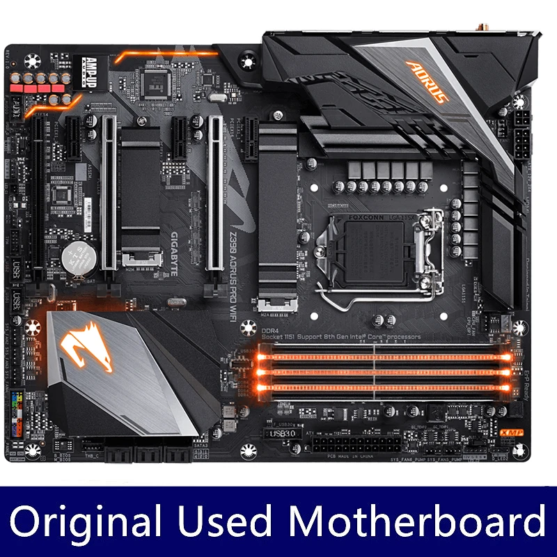 Gigabyte Z390 AORUS PRO Wifi Motherboard DDR4 Game board LGA 1151 HDMI 32GB M.2 Motherboard