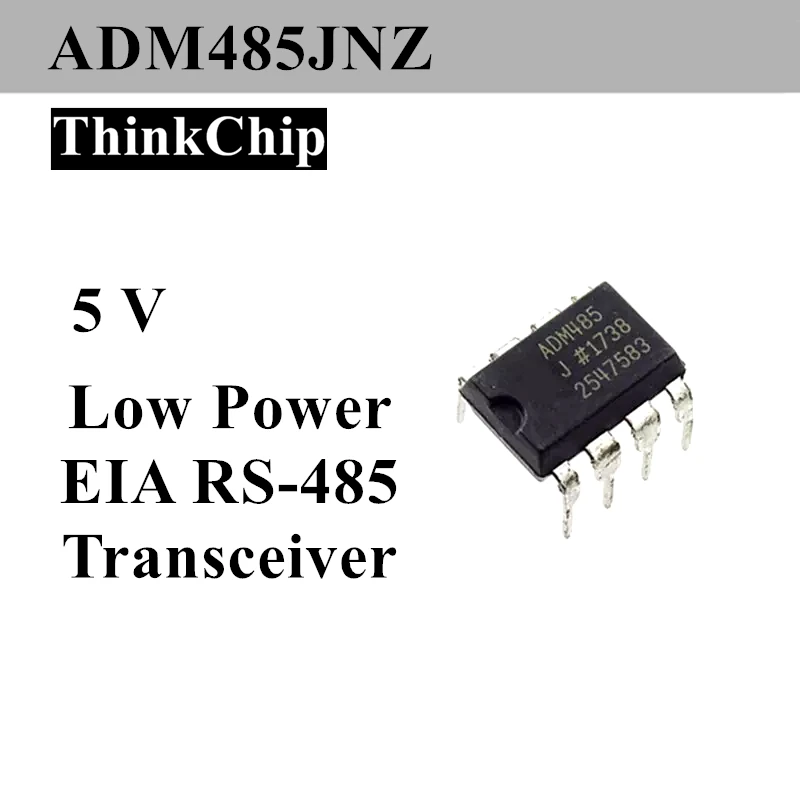 (10Pcs) ADM485JNZ DIP-8 ADM485 5 V Power EIA RS-485 Transceiver