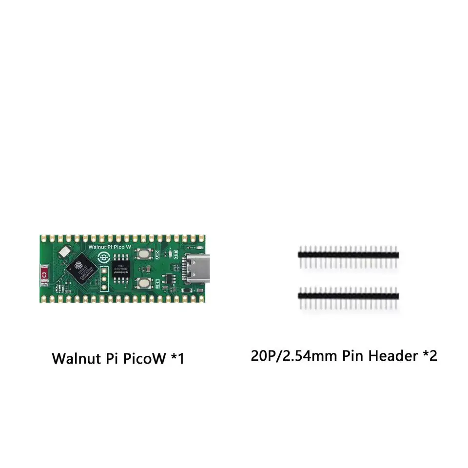 Walnut Pi PicoW ESP32-S3 Development Board MicroPython Programming 2.4G WiFi 802.11 B/G/N+Bluetooth 5 for Raspberry Pi Pico