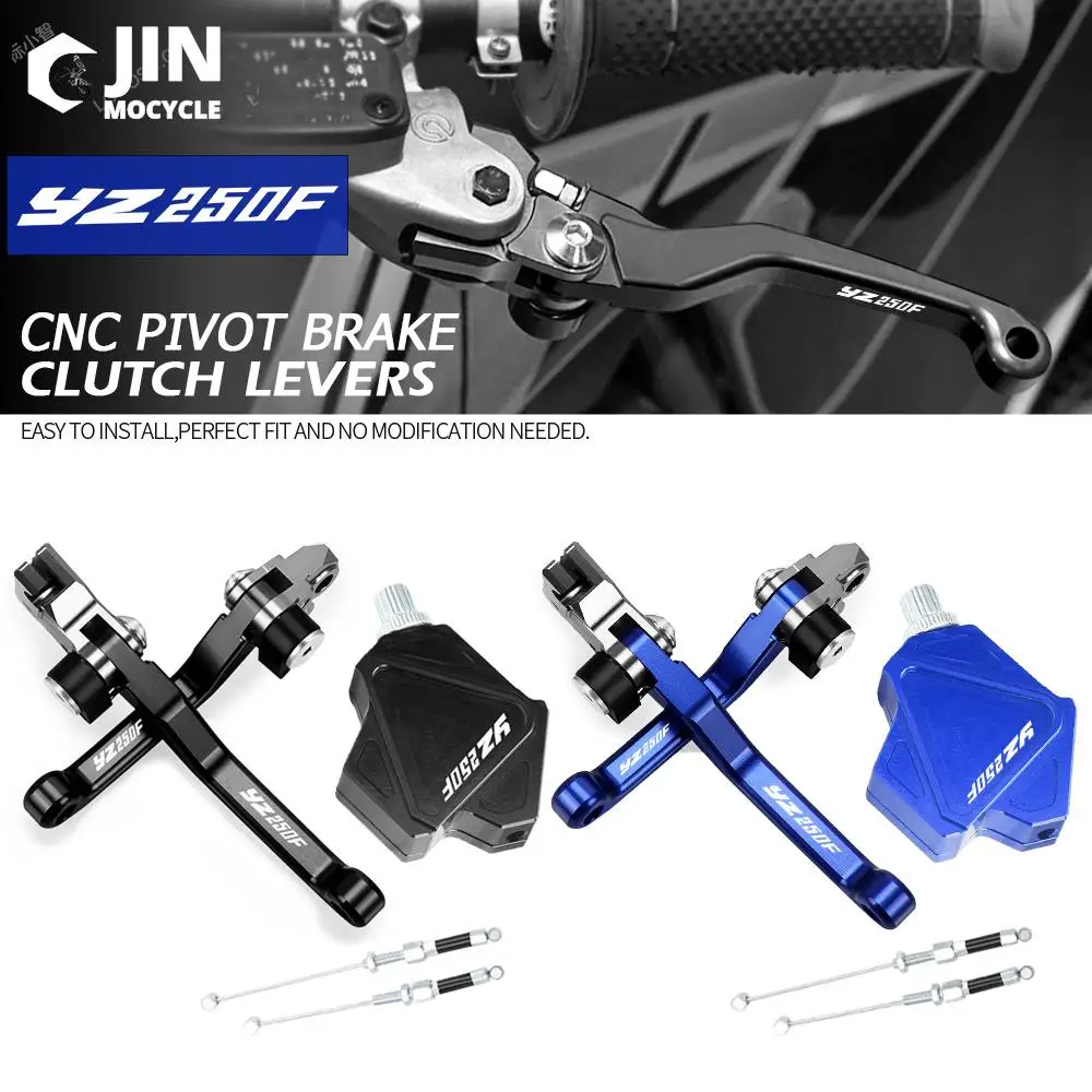 

For YAMAHA YZ250F 2009-2019 2020 2021 Motorcross Accessories CNC Stunt Clutch Lever Easy Pull Cable System Brake Clutch Levers