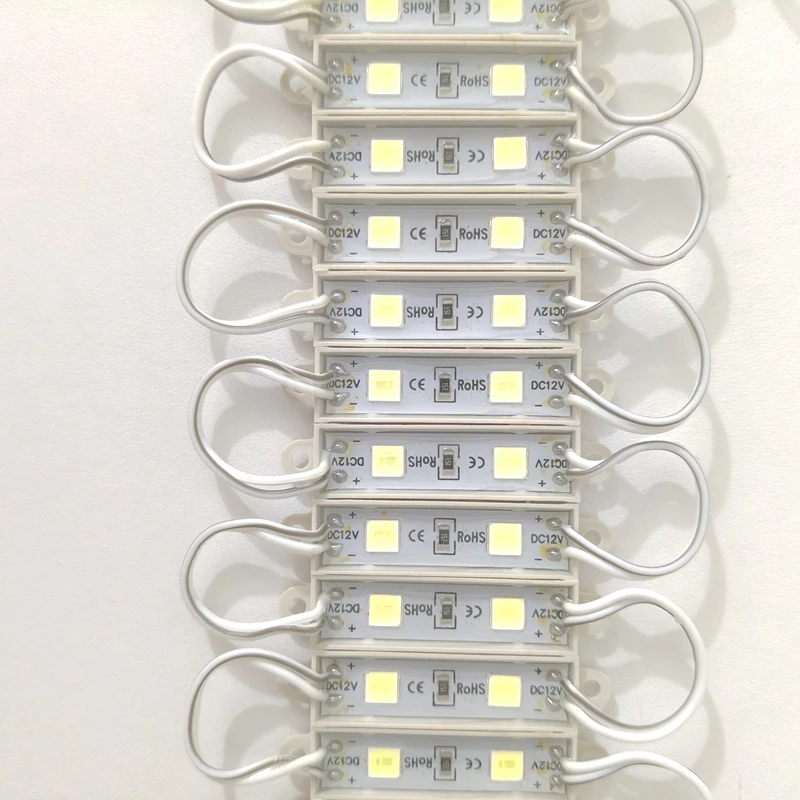 100pcs/lot Mini led module DC12V 5054 2 LED Modules Waterproof Led Backlight for Advertising Brighter than 5050 3528