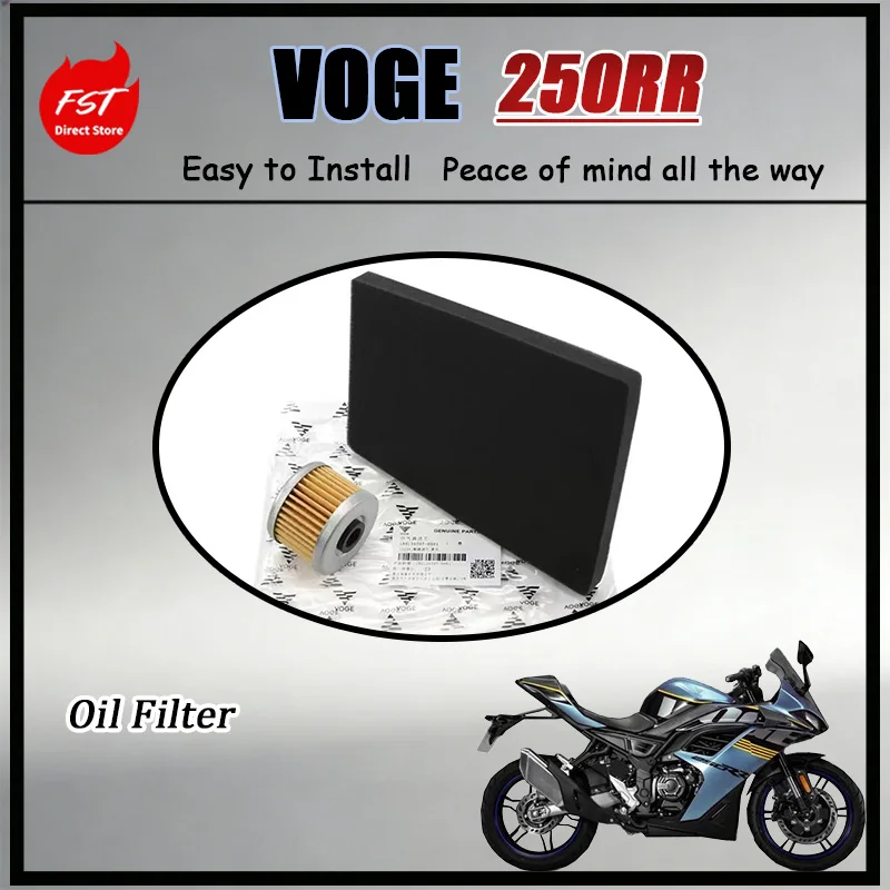 

Оригинальные масляный и воздушный фильтры OEM LONCIN VOGE 300R 300AC DS – Замена для 250RR 300RR
