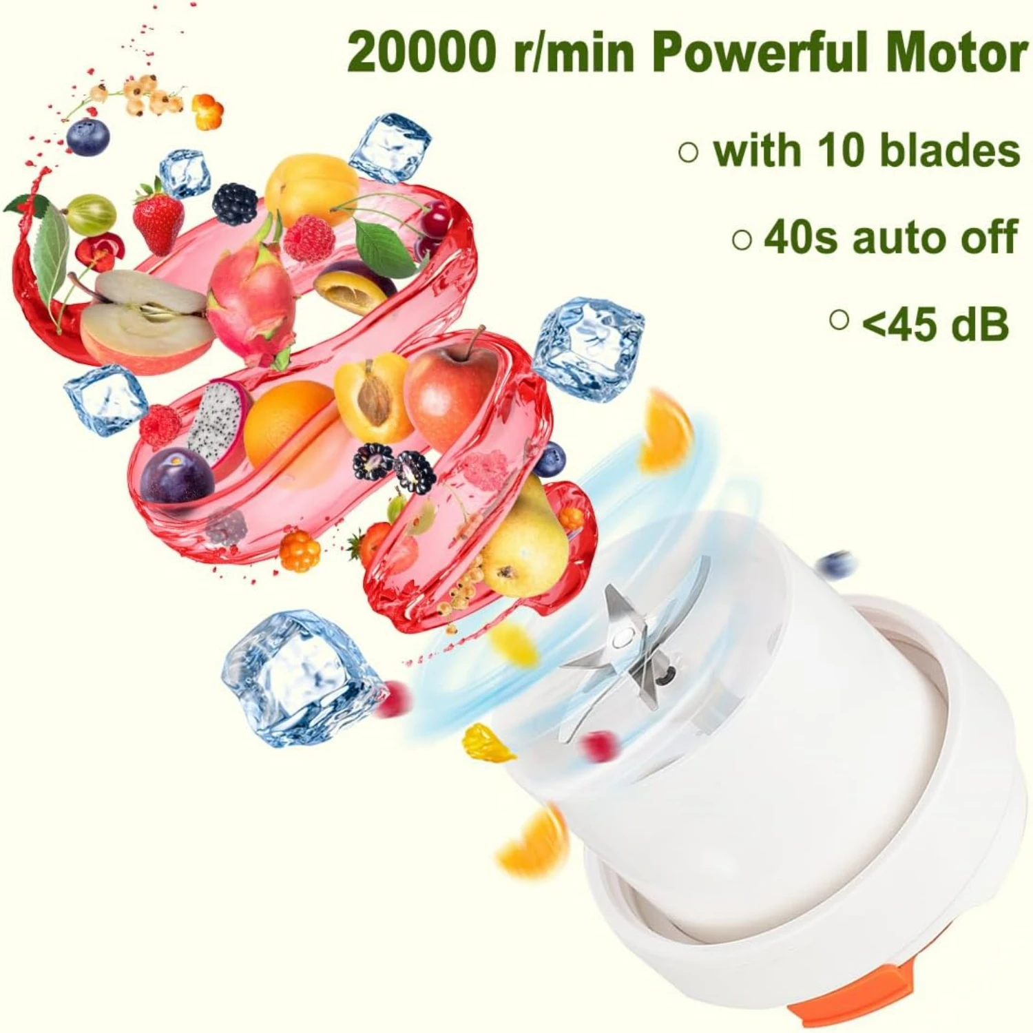 

Licuadora de alta potencia Batidora para masa Food blender american Procesaador de alimentos Blander smoothie Barrymore Boba