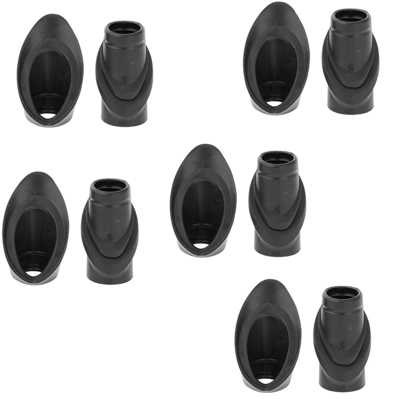 5Pair Antenna Rubber Seal Lower Upper A1248270898 A1248270798 For Mercedes W124 A124 C124 Limousine Coupe