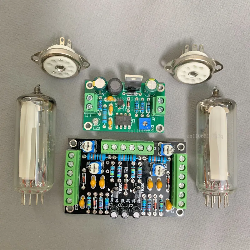 6E2 Cat's Eye Tube Driver Board Kit Dual Channel Fluorescence Level Indicator Driver Amplifier DIY Retrofit