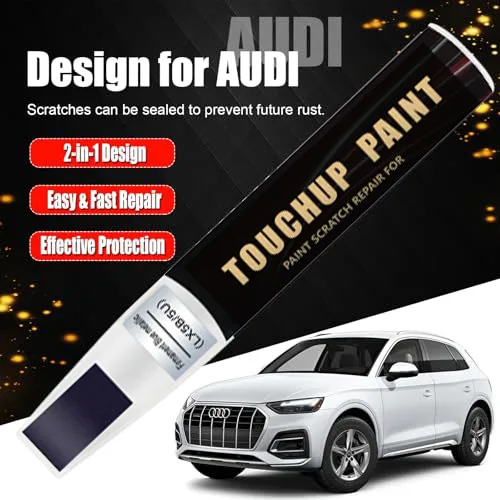 Car Touch Up Paint(Firmament Blue Metallic(LX5B/5U)) for Audi Car Paint Scratch Repair Kit, Quick & Easy Solution to Repair
