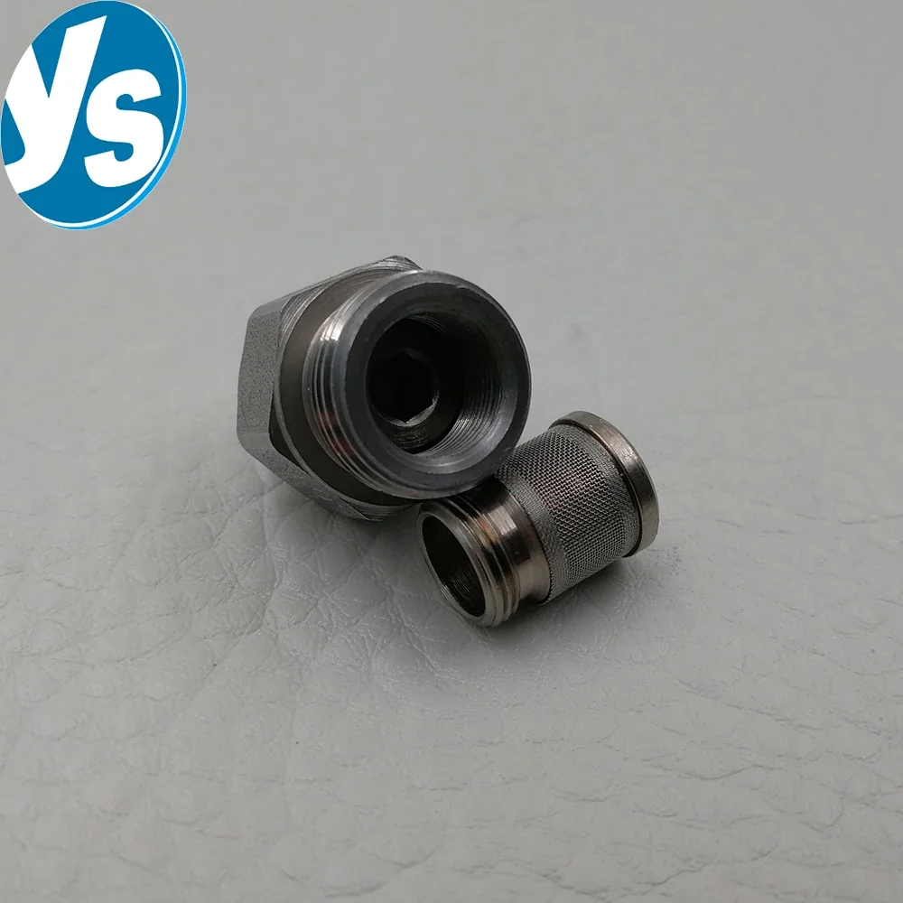 Fuel Oil Nozzle, Solid Spray, Diesel Burner Injection, Combustion Jet, Boiler Heater, 0.65-26 USgal/H, 60 Degree,With Filter